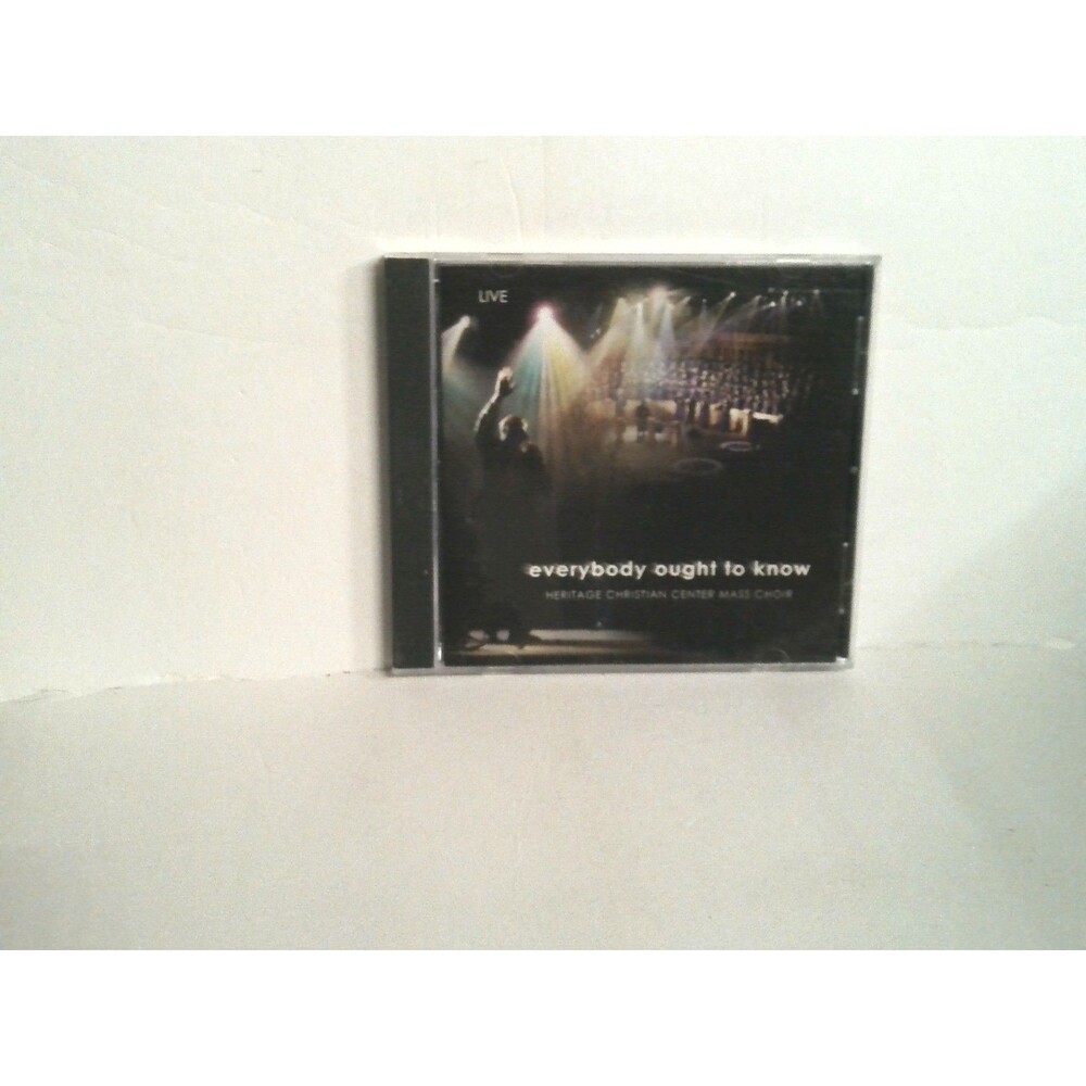 Everybody Ought To Know Heritage Christian Center Mass Choir CD 2003 HTF Rare
